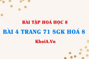 Bài 4 trang 71 SGK Hóa 8: Xác định phần trăm theo khối lượng của nguyên tố, lập công thức hoá học của hợp chất